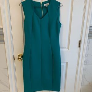 Teal blue Calvin Klein dress